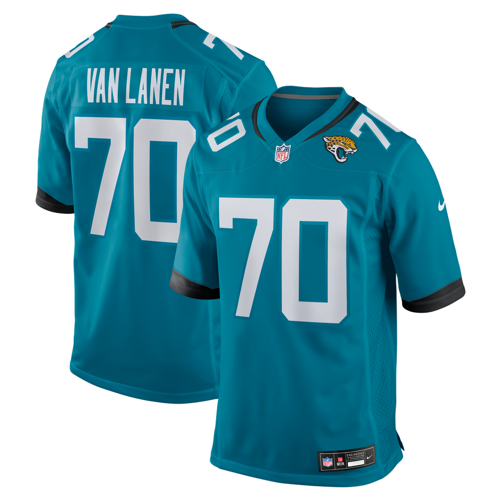 Cole Van Lanen Jacksonville Jaguars Nike Game Player Jersey - Teal