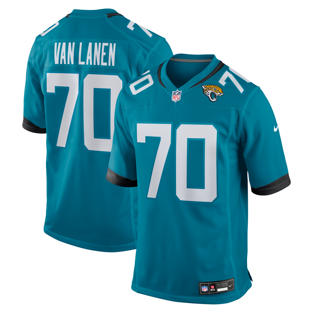 Cole Van Lanen Jacksonville Jaguars Nike Game Player Jersey - Teal