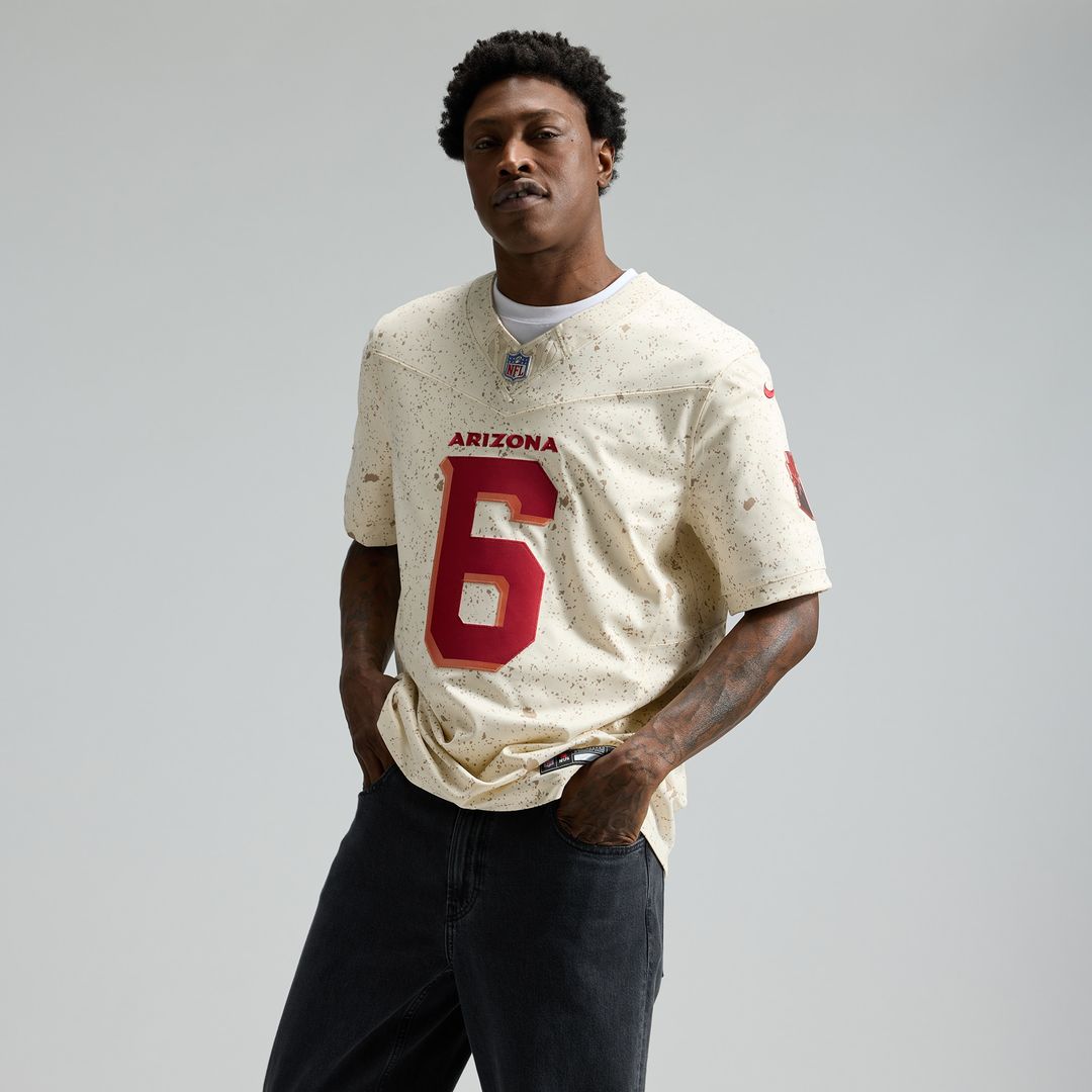 James Conner Arizona Cardinals Nike 2025 Rivalries Collection Stitched Limited Jersey - Natural