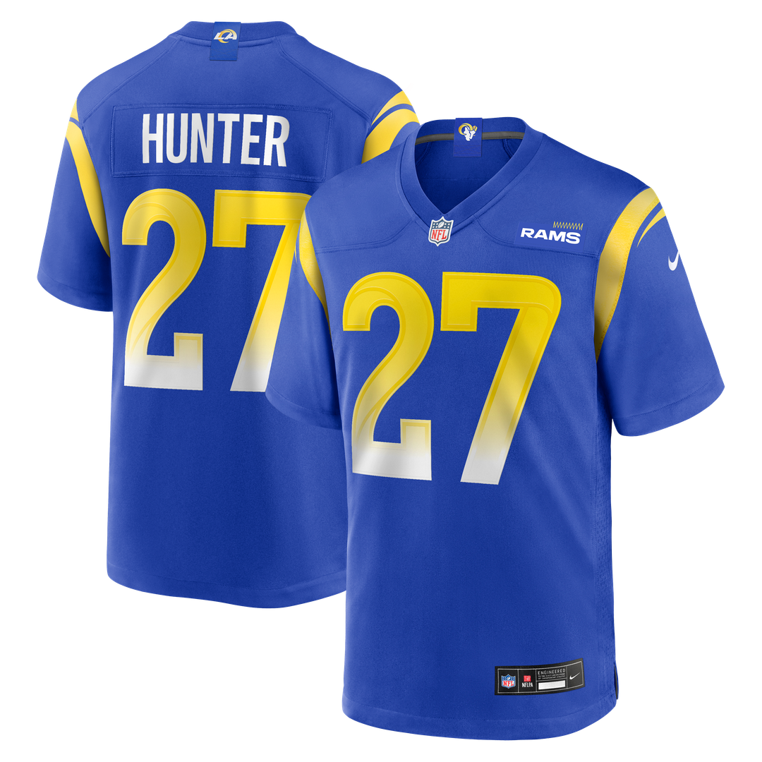 Jarquez Hunter Los Angeles Rams Nike Team Game Jersey -  Royal