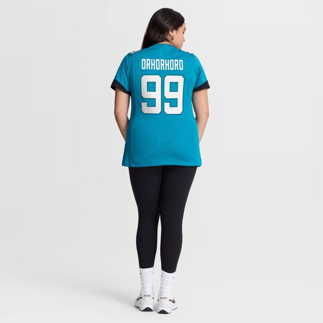 Ruke Orhorhoro Jacksonville Jaguars Nike Women's Team Game Jersey -  Teal