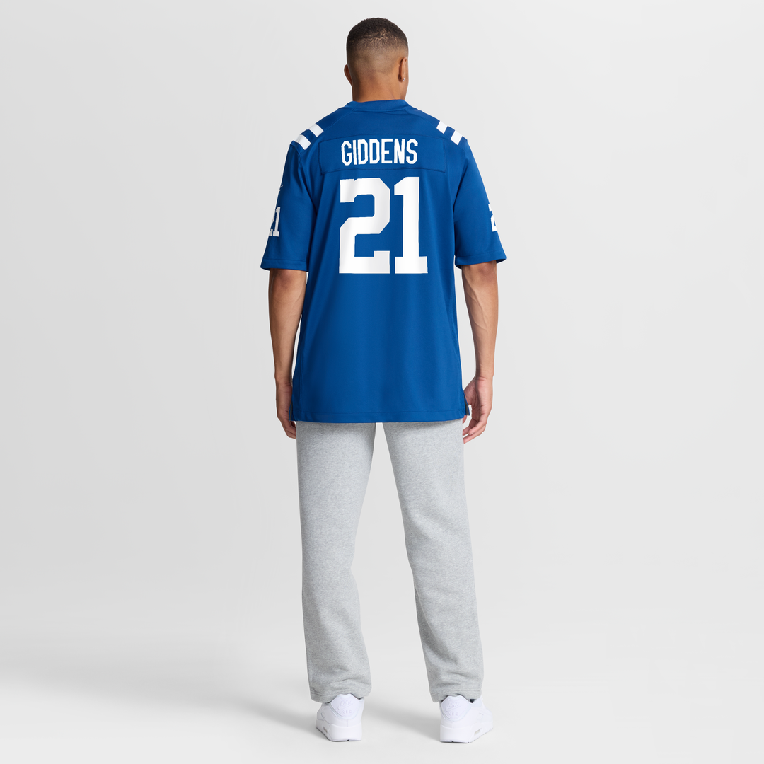 DJ Giddens Indianapolis Colts Nike Team Game Jersey -  Royal