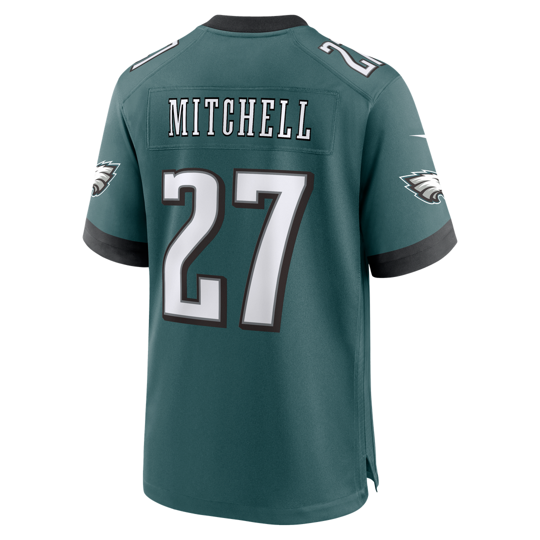 Quinyon Mitchell Philadelphia Eagles Nike Team Game Jersey -  Midnight Green