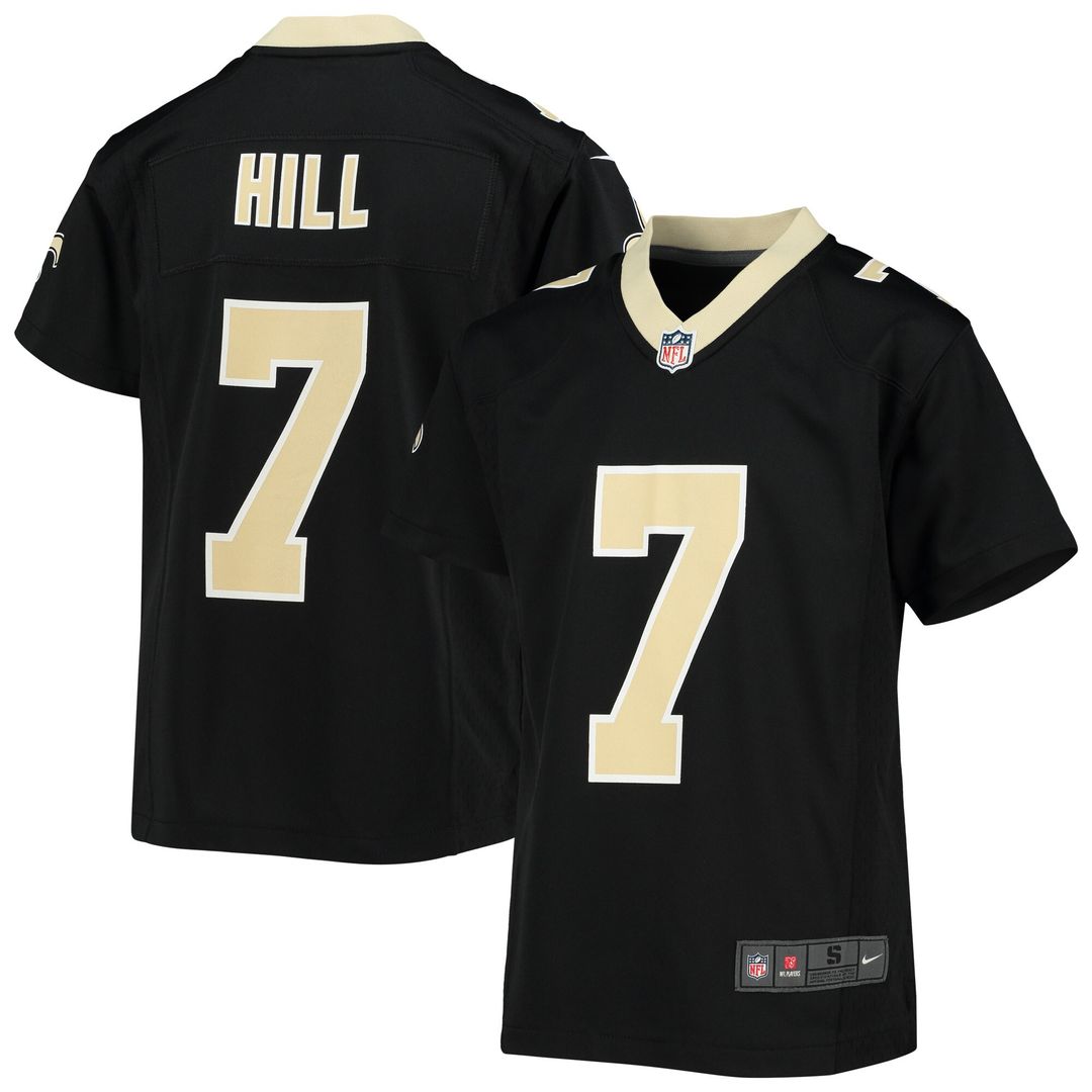 Taysom Hill New Orleans Saints Nike Youth Game Jersey - Black