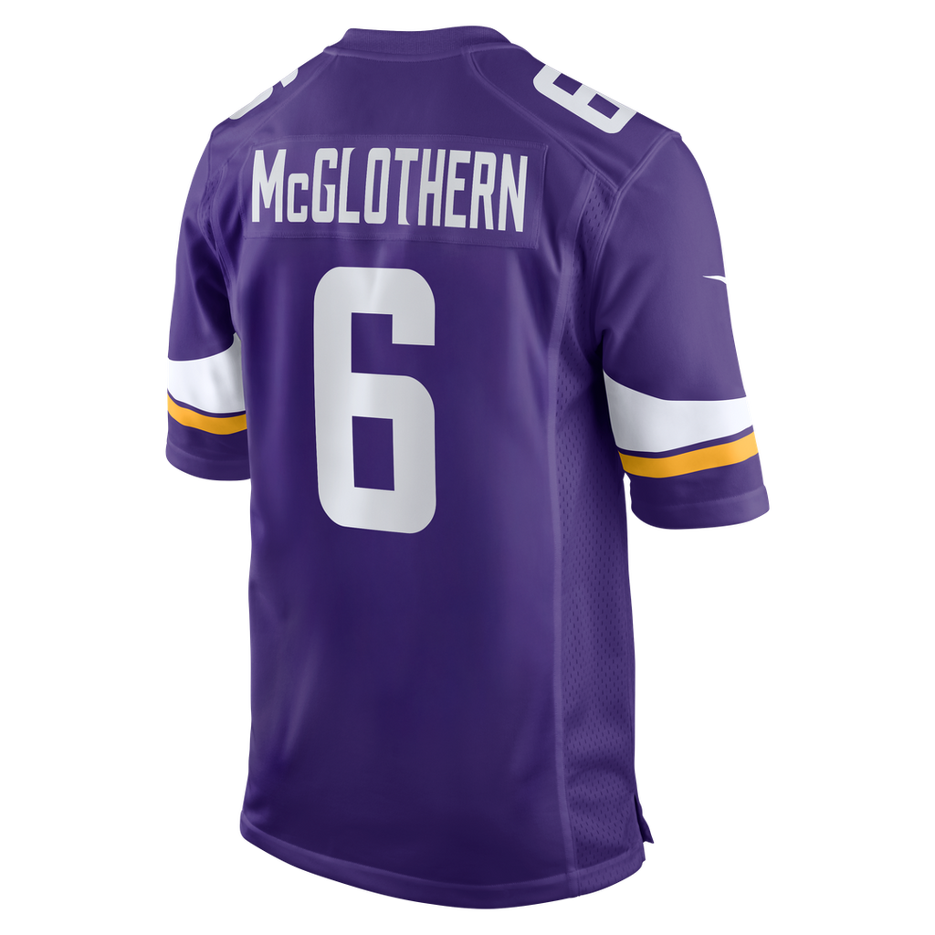 Dwight McGlothern Minnesota Vikings Nike Team Game Jersey -  Purple