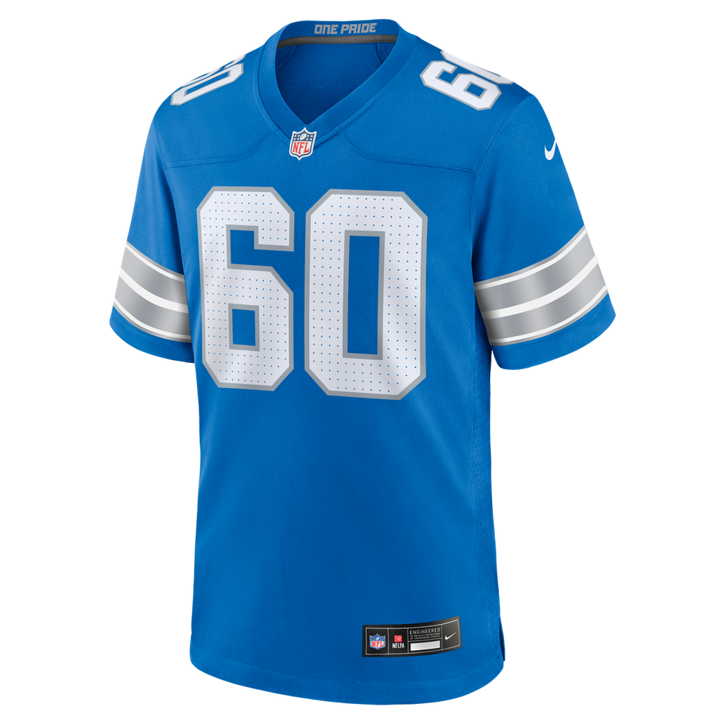 Graham Glasgow Detroit Lions Nike Team Game Jersey -  Blue