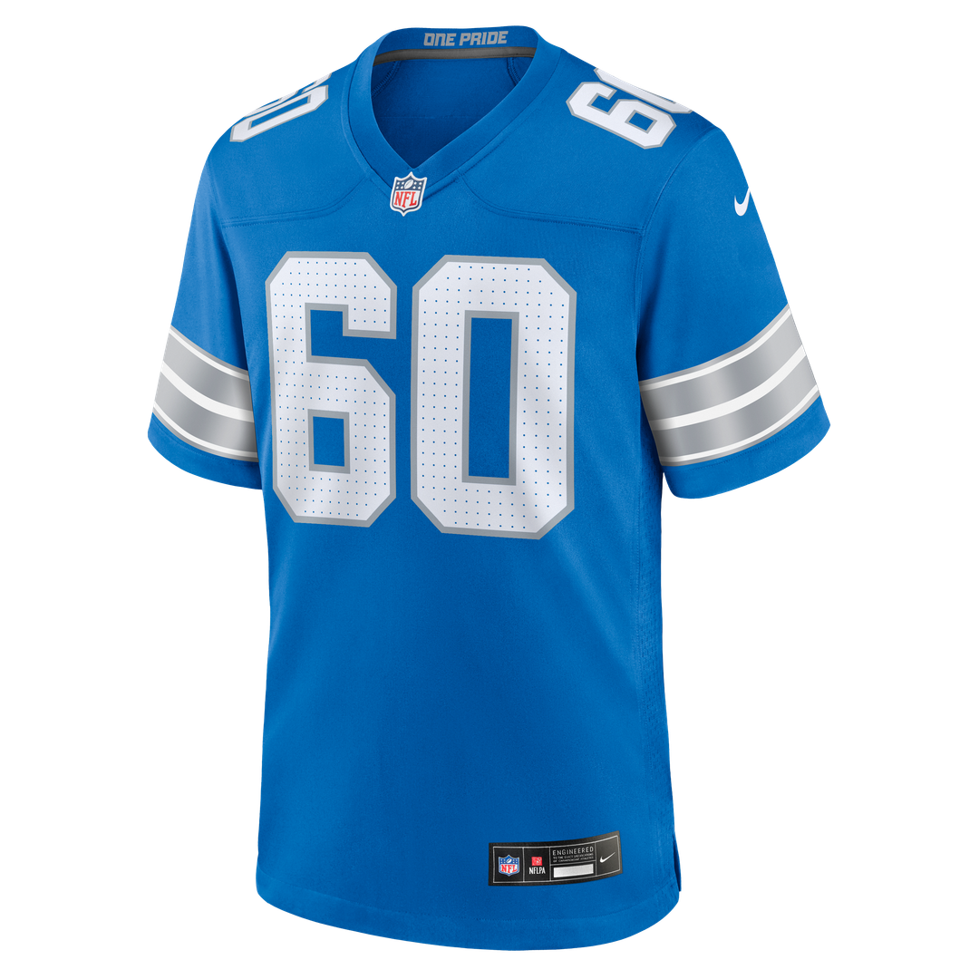 Graham Glasgow Detroit Lions Nike Team Game Jersey -  Blue