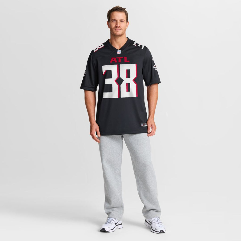Nathan Carter Atlanta Falcons Nike Team Game Jersey -  Black