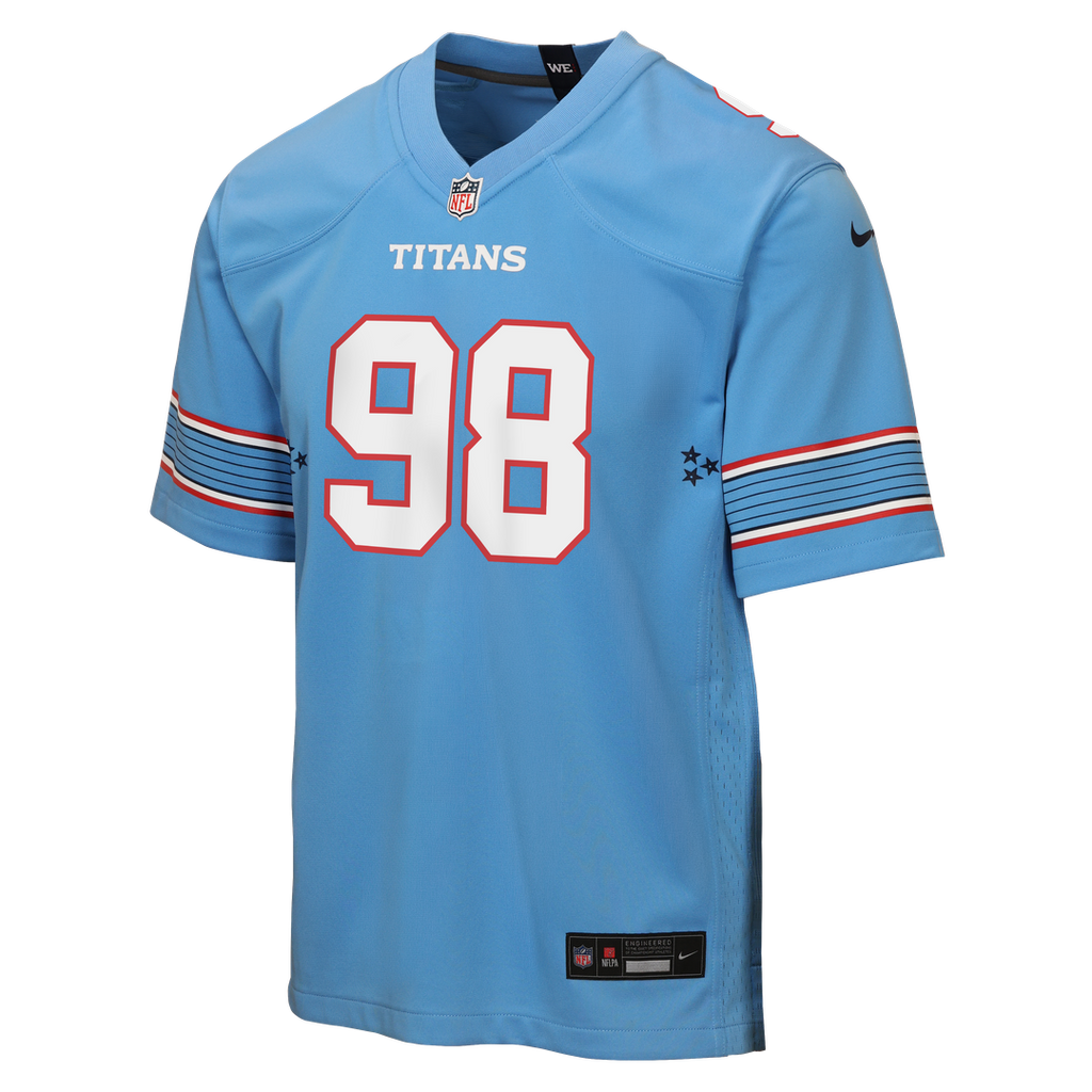 Jeffery Simmons Tennessee Titans Nike Youth Game Jersey - Light Blue