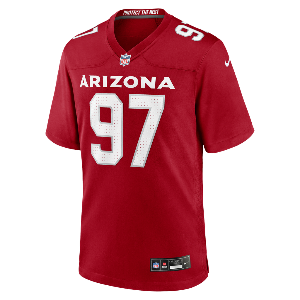 Walter Nolen Arizona Cardinals Nike Game Player Jersey - Cardinal