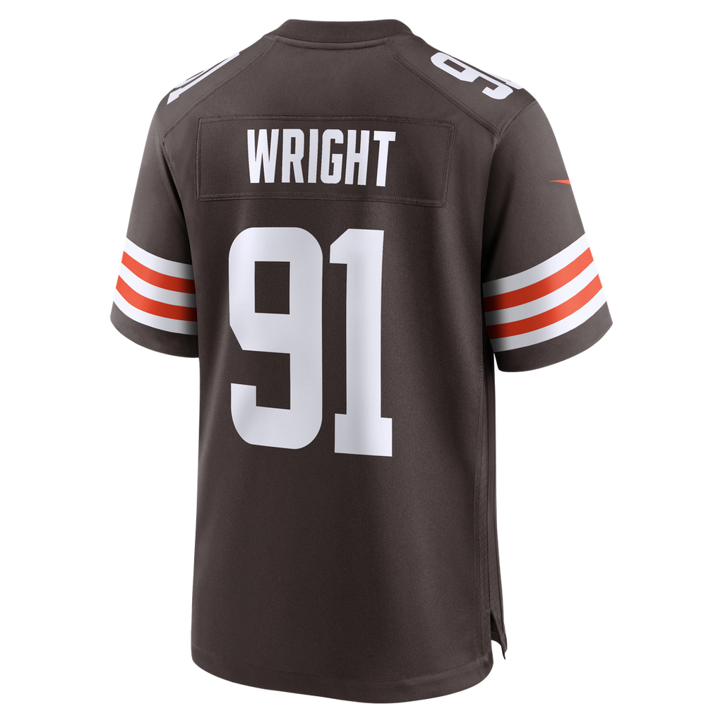 Alex Wright Cleveland Browns Nike Team Game Jersey -  Brown