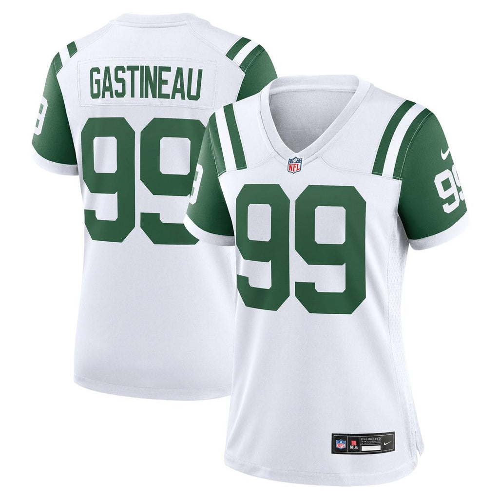 Mark Gastineau New York Jets Nike Women's Classic Alternate Retired Player Game Jersey - White