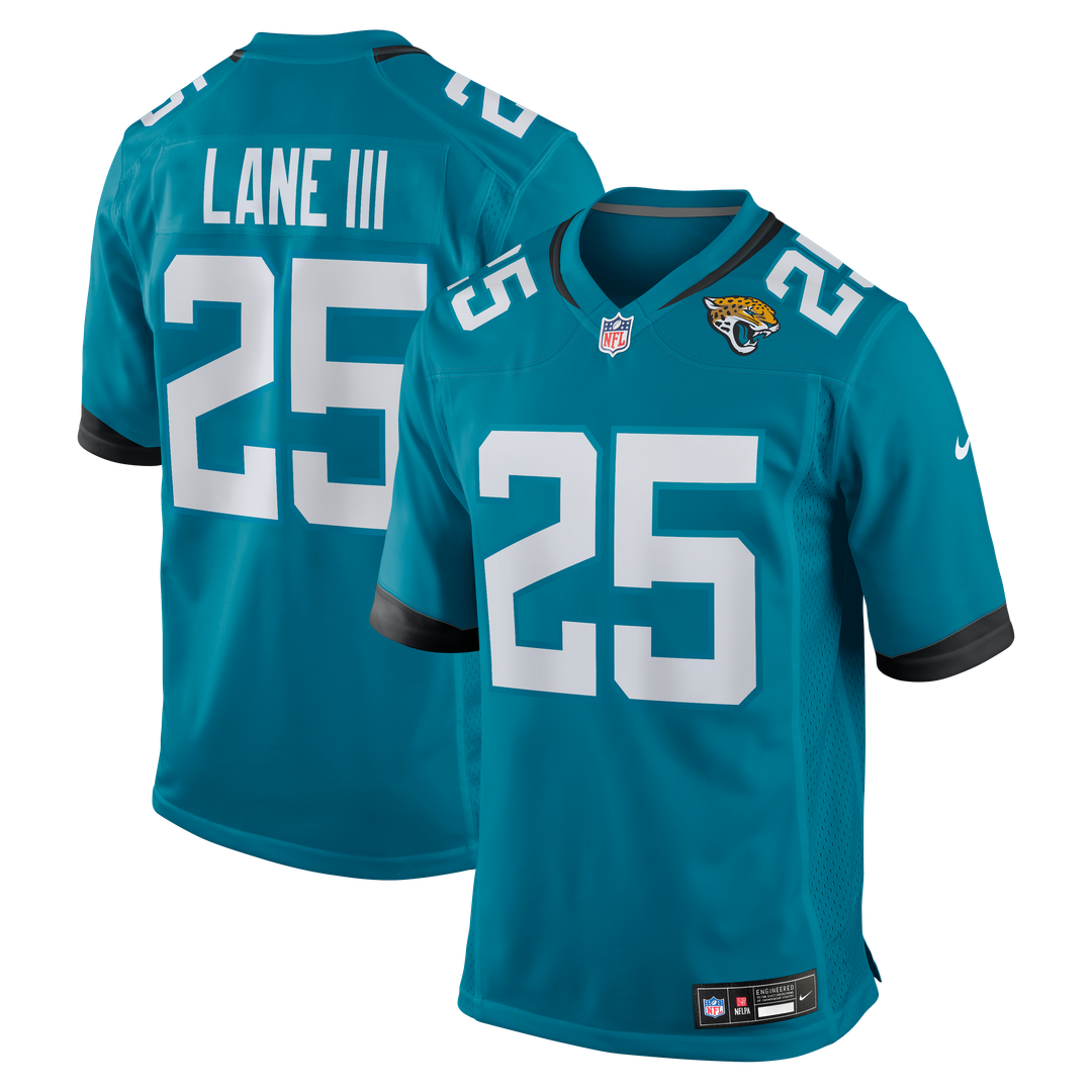 Rayuan Lane III Jacksonville Jaguars Nike Team Game Jersey -  Teal