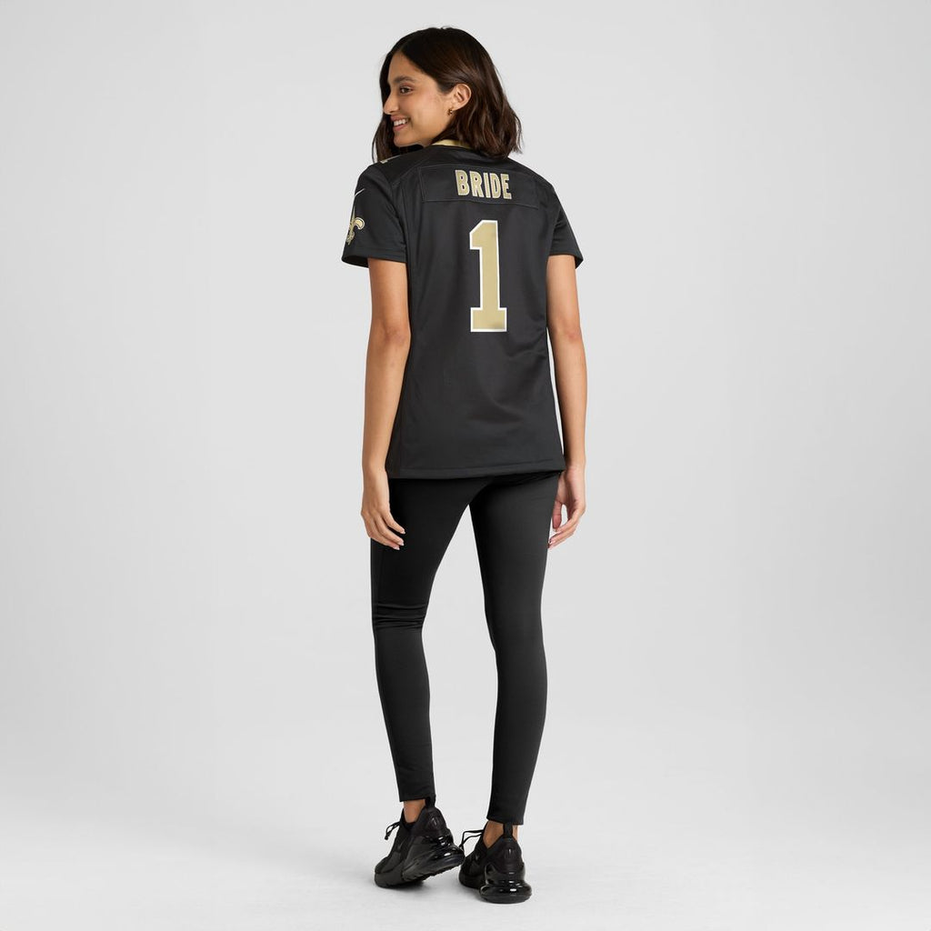 Number 1 Bride New Orleans Saints Nike Women's Game Jersey - Black