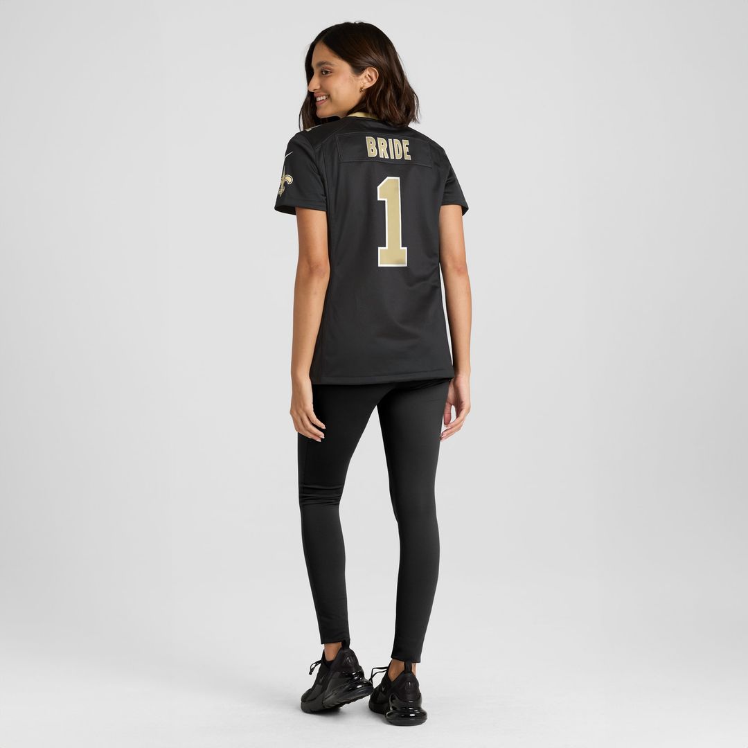 Number 1 Bride New Orleans Saints Nike Women's Game Jersey - Black