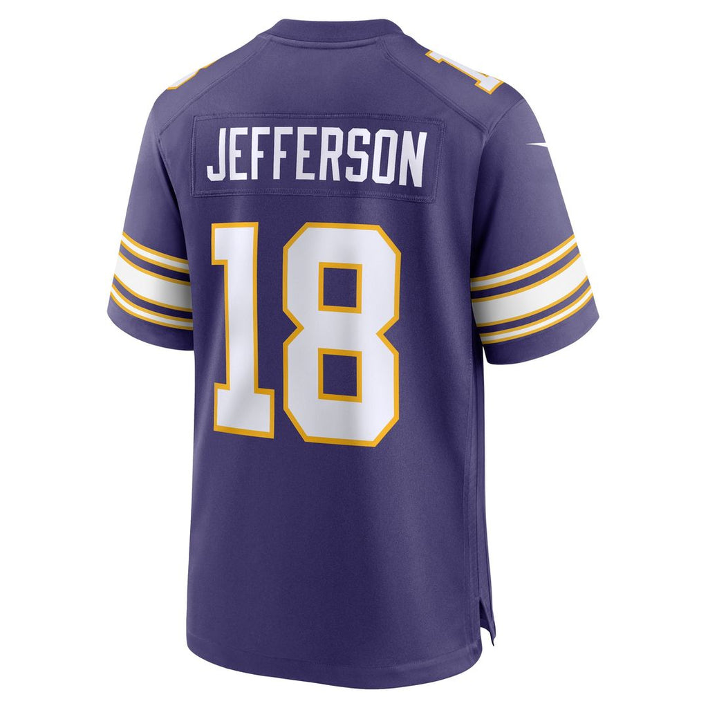 Justin Jefferson Minnesota Vikings Nike Classic Player Game Jersey - Purple