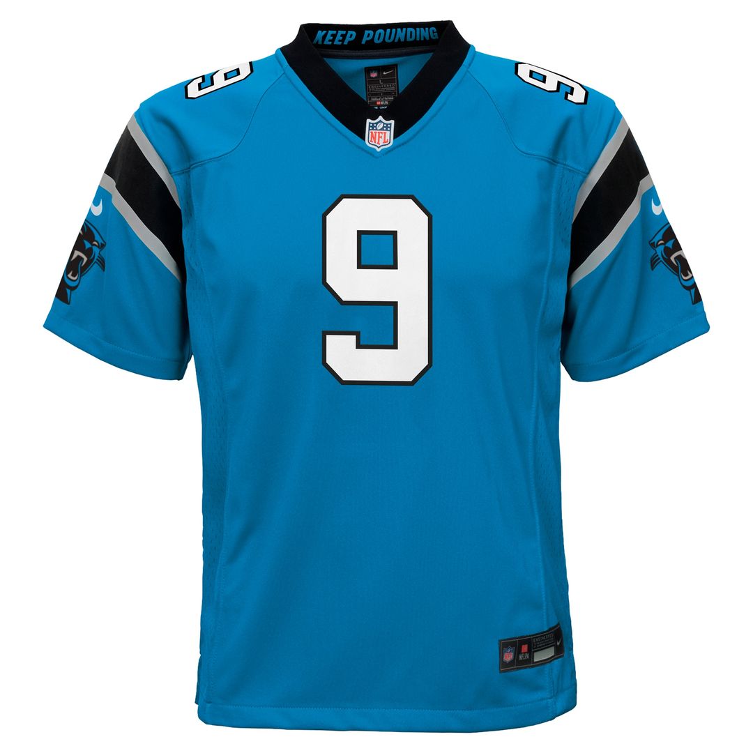 Bryce Young Carolina Panthers Nike Youth Game Jersey - Black