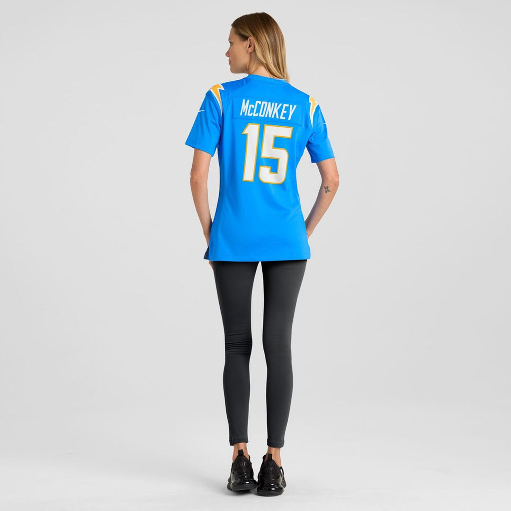 Ladd McConkey Los Angeles Chargers Nike Women's Alternate Super Chargers Game Jersey - Navy