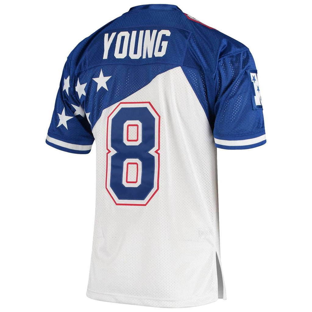 Steve Young NFC Mitchell & Ness 1994 Pro Bowl Authentic Jersey - White/Blue