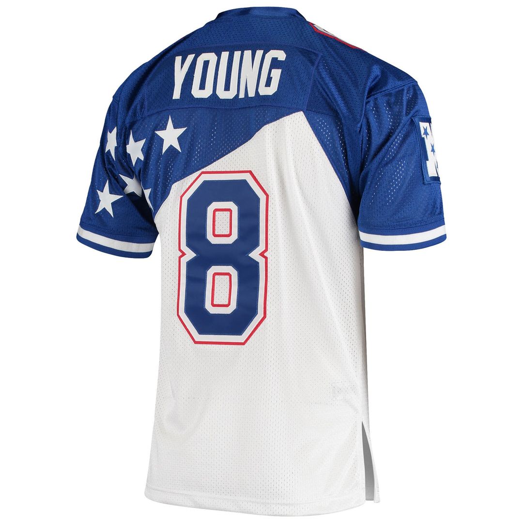 Steve Young NFC Mitchell & Ness 1994 Pro Bowl Authentic Jersey - White/Blue