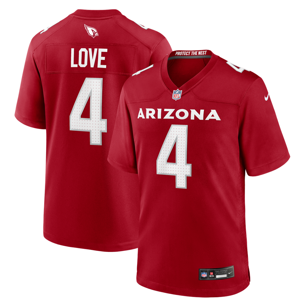 Jeremiyah Love Arizona Cardinals Nike Game Player Jersey - White