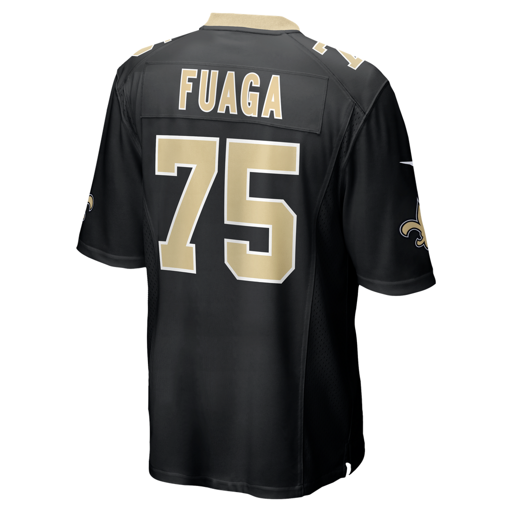 Taliese Fuaga New Orleans Saints Nike  Player Game Jersey - Black