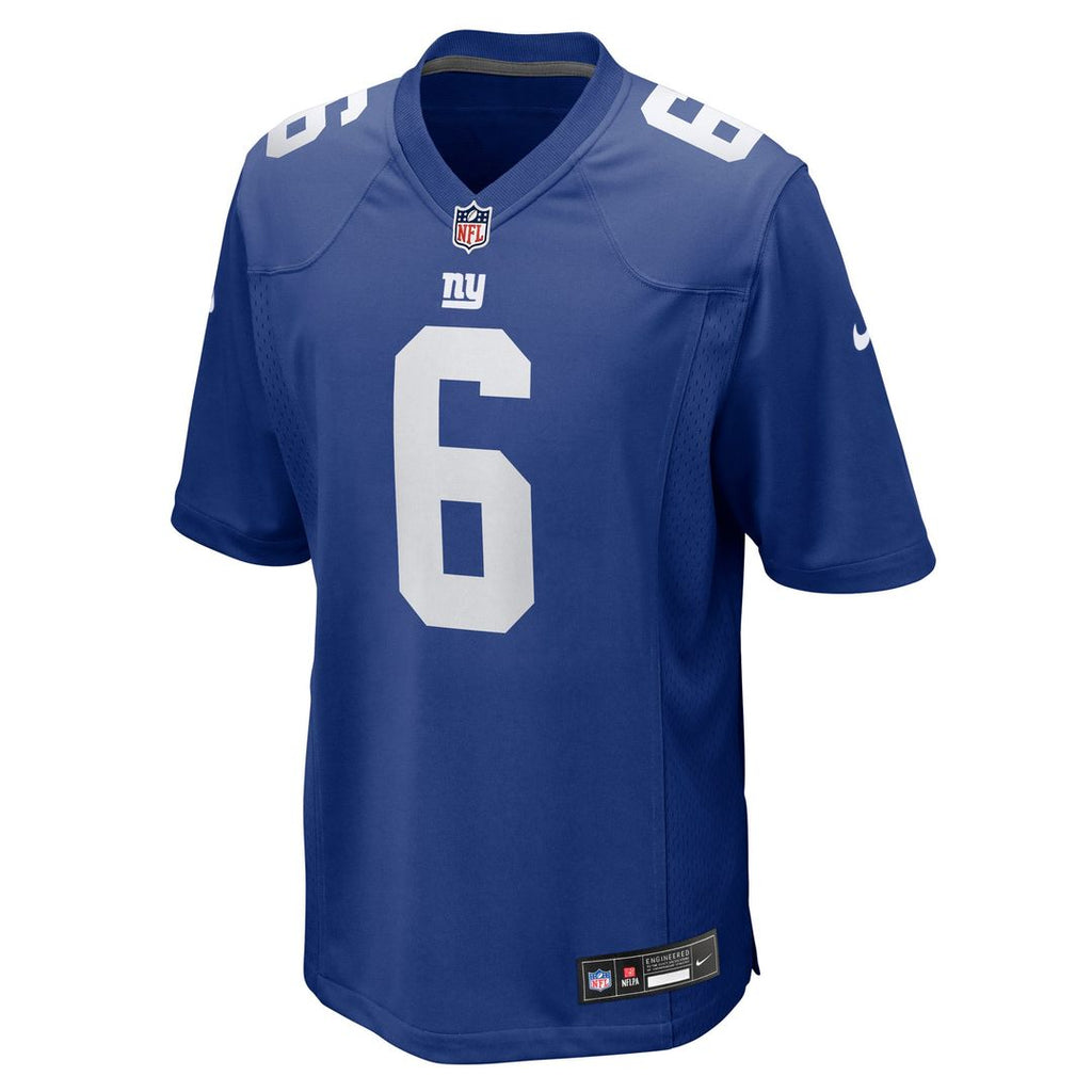 Jaxson Dart New York Giants Nike Team Game Jersey - Royal