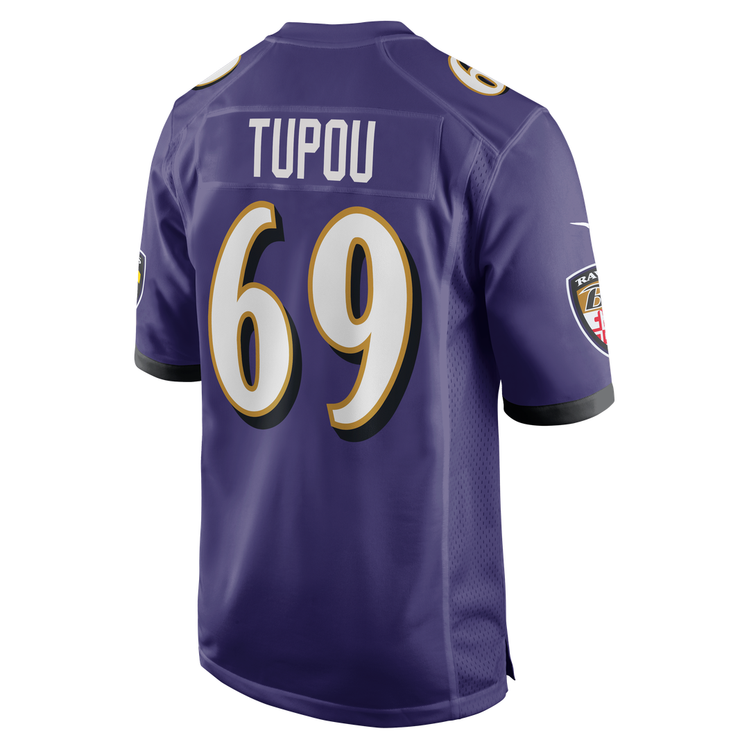 Josh Tupou Baltimore Ravens Nike Team Game Jersey -  Purple