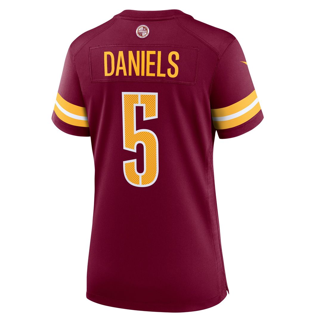 Jayden Daniels Washington Commanders Nike Women's  Player Game Jersey - Burgundy