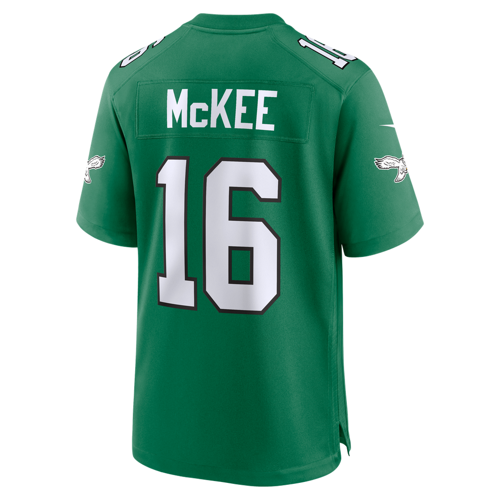 Tanner McKee Philadelphia Eagles Nike Alternate Game Jersey - Kelly Green
