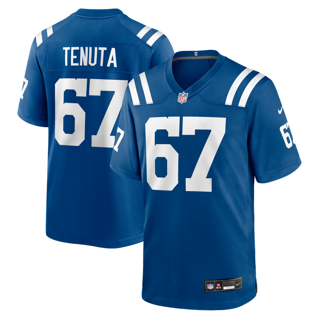 Luke Tenuta Indianapolis Colts Nike Team Game Jersey -  Royal
