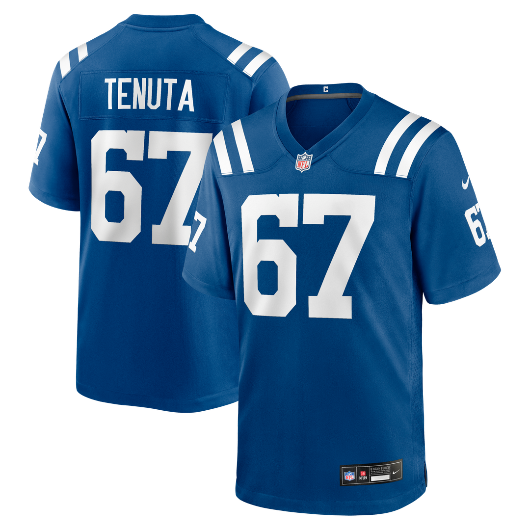 Luke Tenuta Indianapolis Colts Nike Team Game Jersey -  Royal