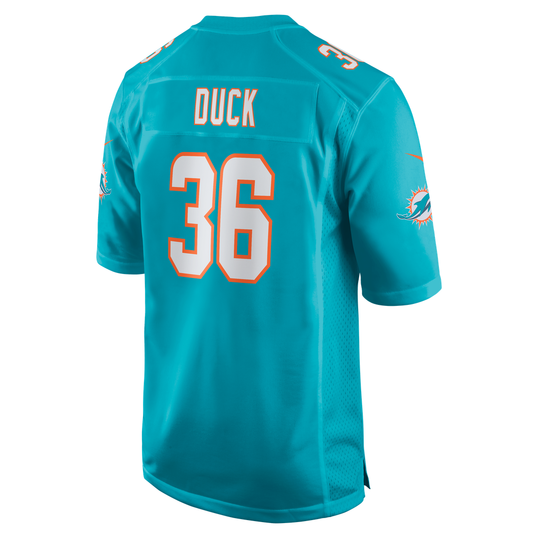 Storm Duck Miami Dolphins Nike  Game Jersey -  Aqua