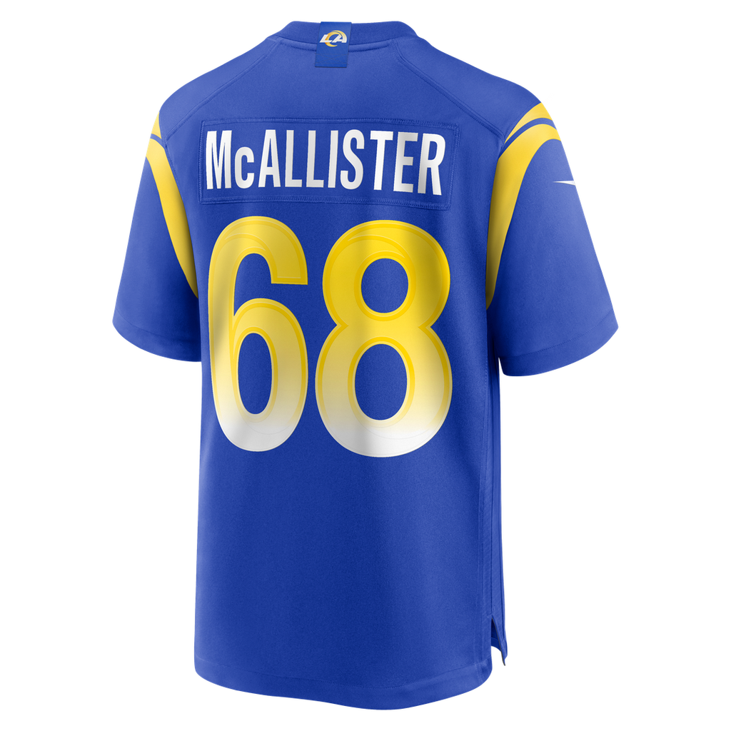 Mike McAllister Los Angeles Rams Nike Home Game Jersey - Royal