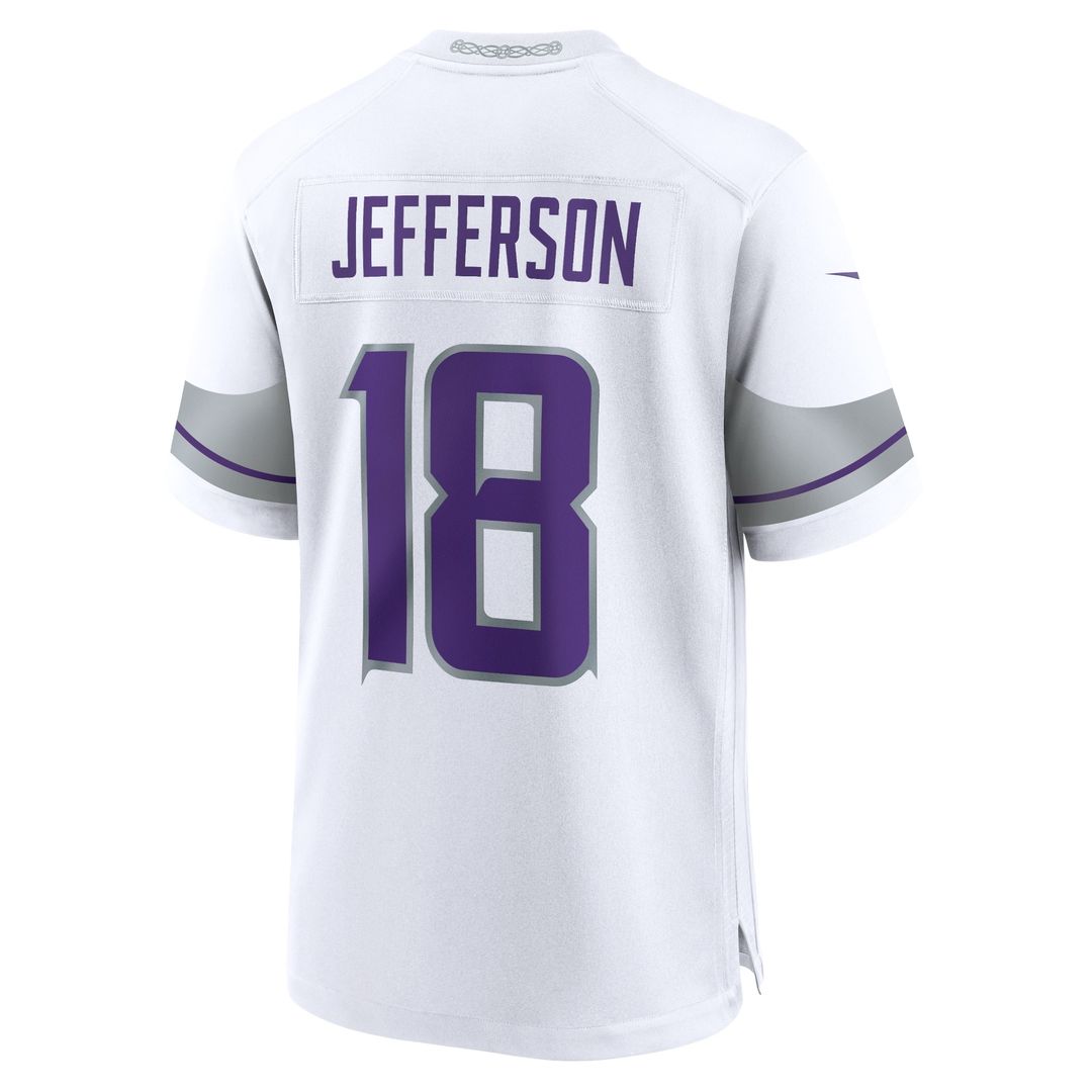 Justin Jefferson Minnesota Vikings Nike Youth Game Jersey - White
