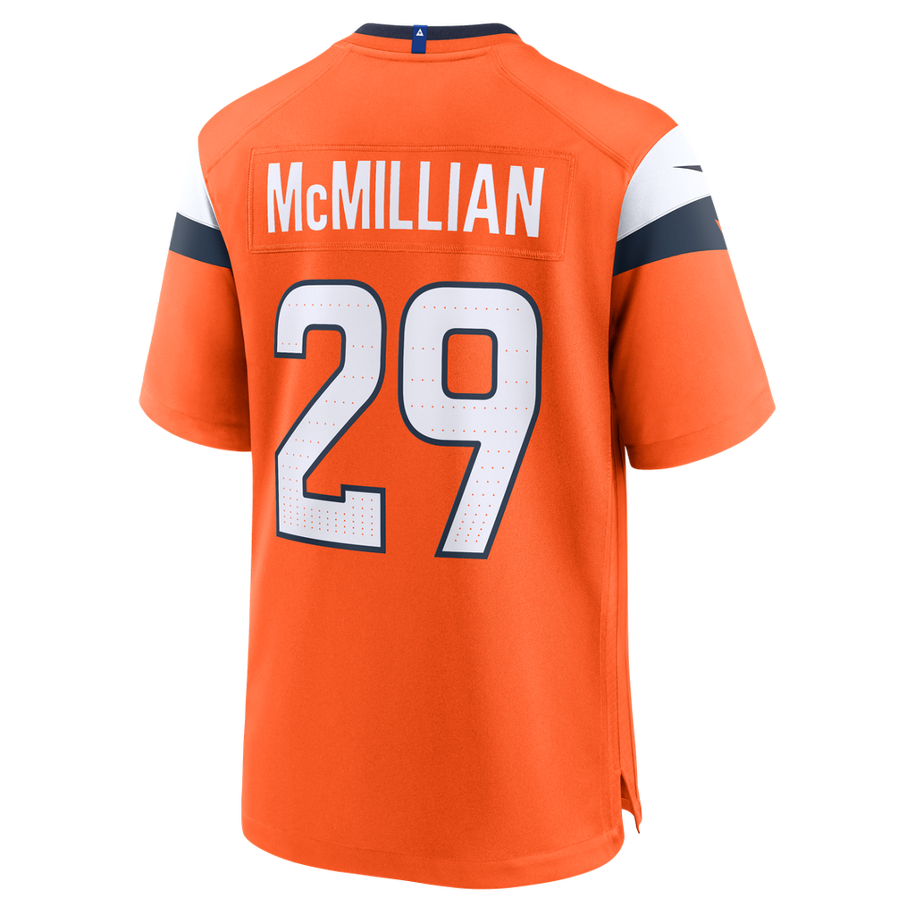 Ja'Quan McMillian Denver Broncos Nike Team Game Jersey -  Orange
