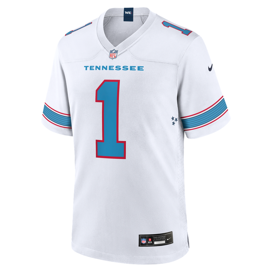 Cameron Ward Tennessee Titans Nike Game Jersey - White