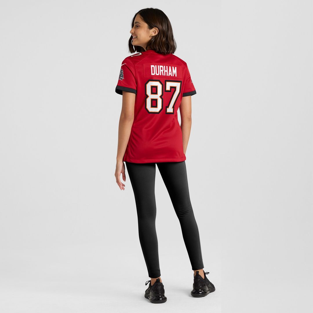 Payne Durham Tampa Bay Buccaneers Nike Women's  Game Jersey -  Red