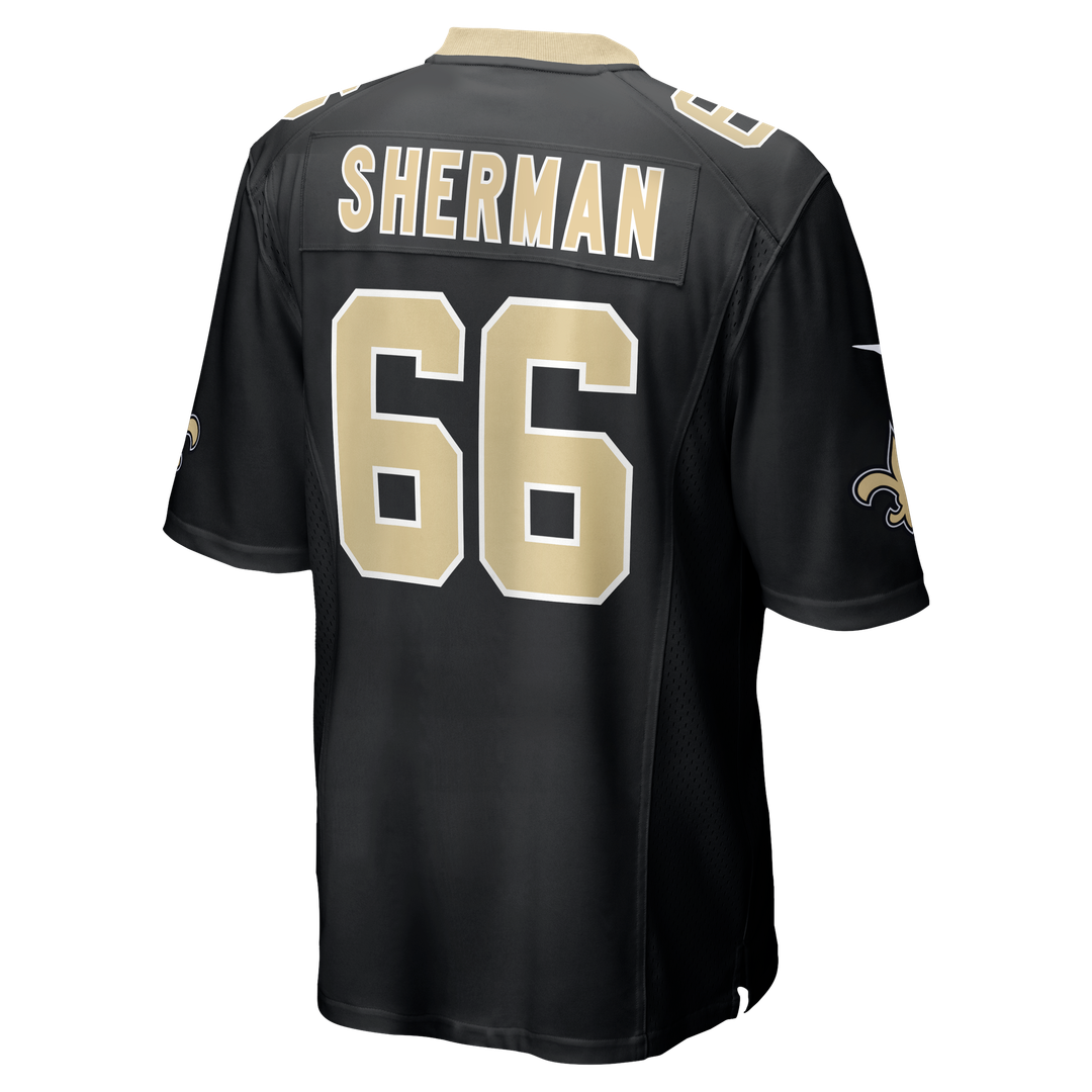 William Sherman New Orleans Saints Nike Team Game Jersey -  Black