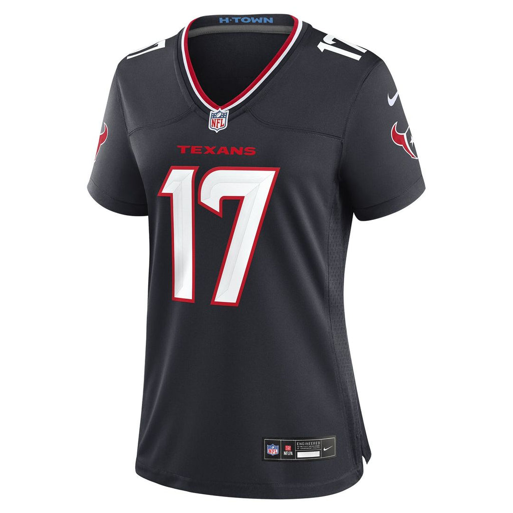 Braxton Berrios Houston Texans Nike Women's Team Game Jersey -  Navy
