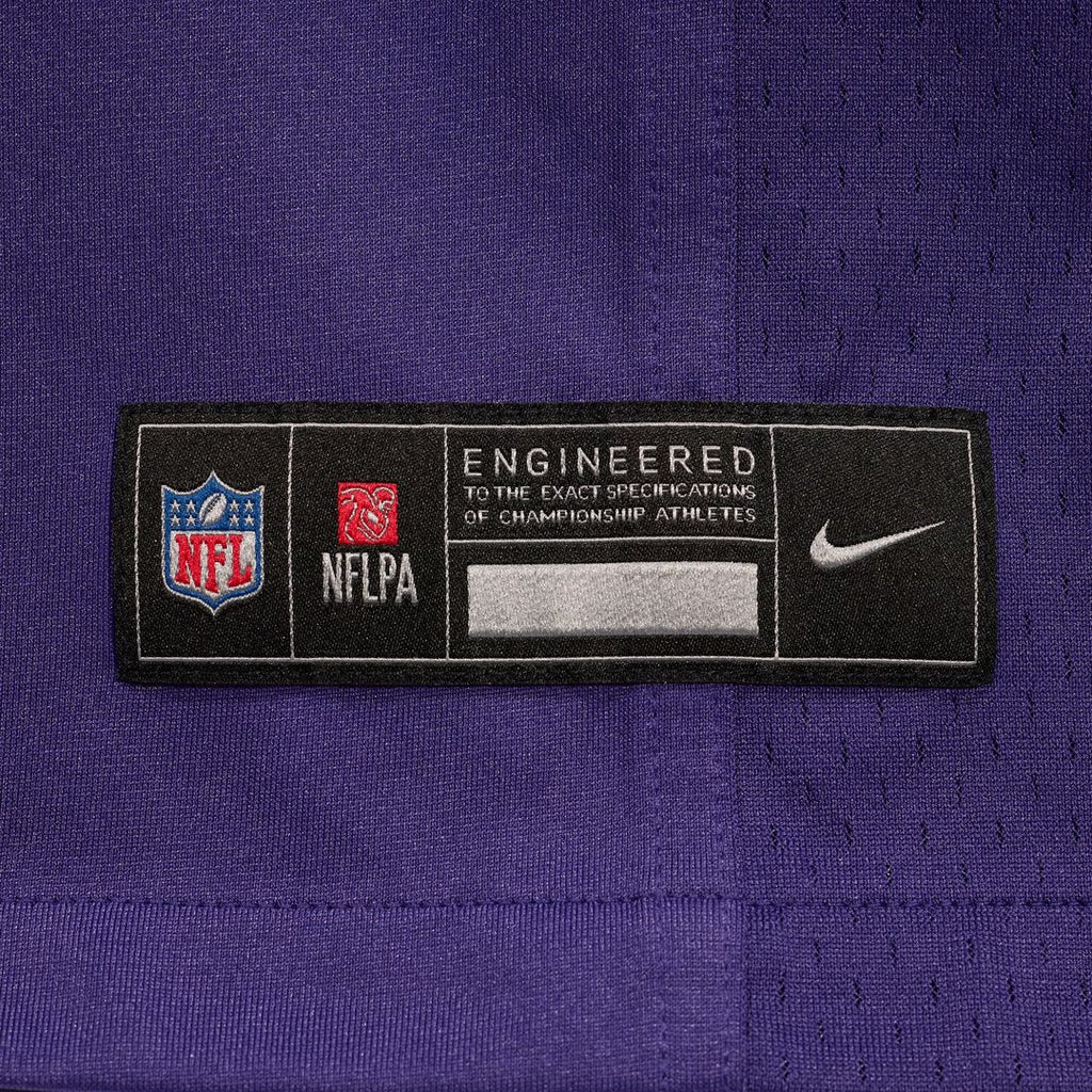 Justice Hill Baltimore Ravens Nike Game Jersey - Purple