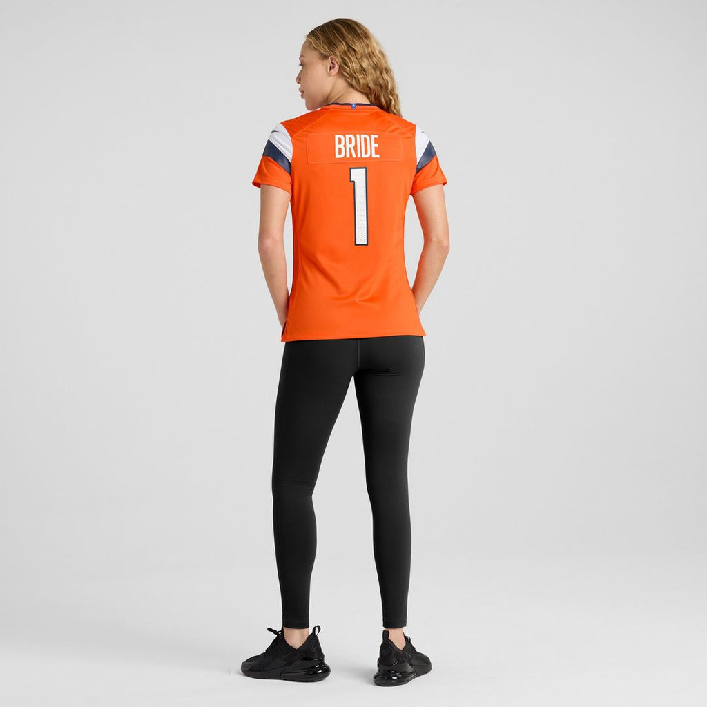Number 1 Bride Denver Broncos Nike Women's Game Jersey - Orange