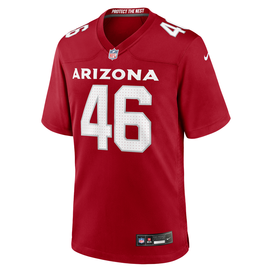 Aaron Brewer Arizona Cardinals Nike Team Game Jersey -  Cardinal