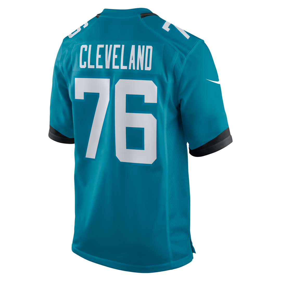Ezra Cleveland Jacksonville Jaguars Nike  Game Jersey -  Teal