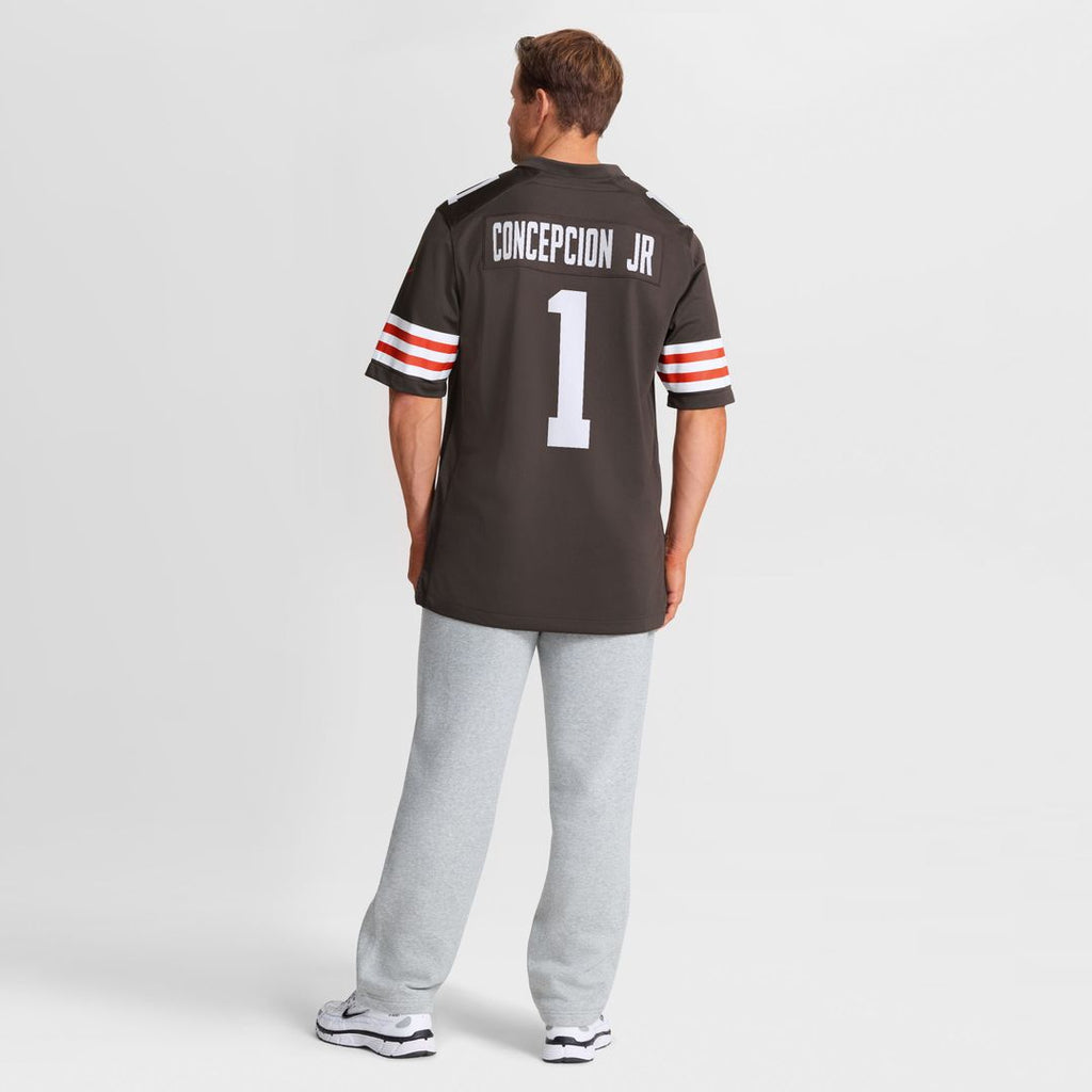 KC Concepcion Cleveland Browns Nike 2026 NFL Draft First Round Pick No. 24 Team Game Jersey - Brown