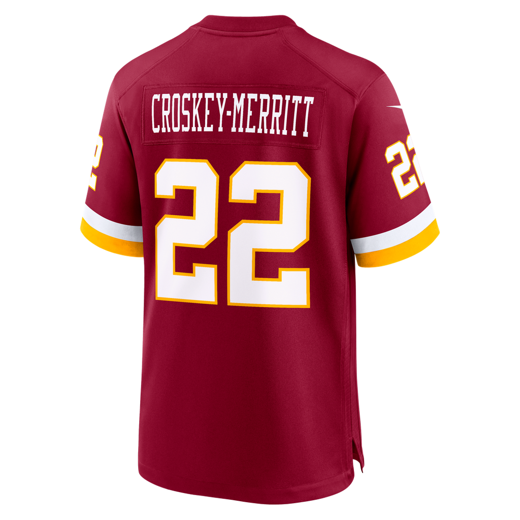 Jacory Croskey-Merritt Washington Commanders Nike Game Jersey - Burgundy
