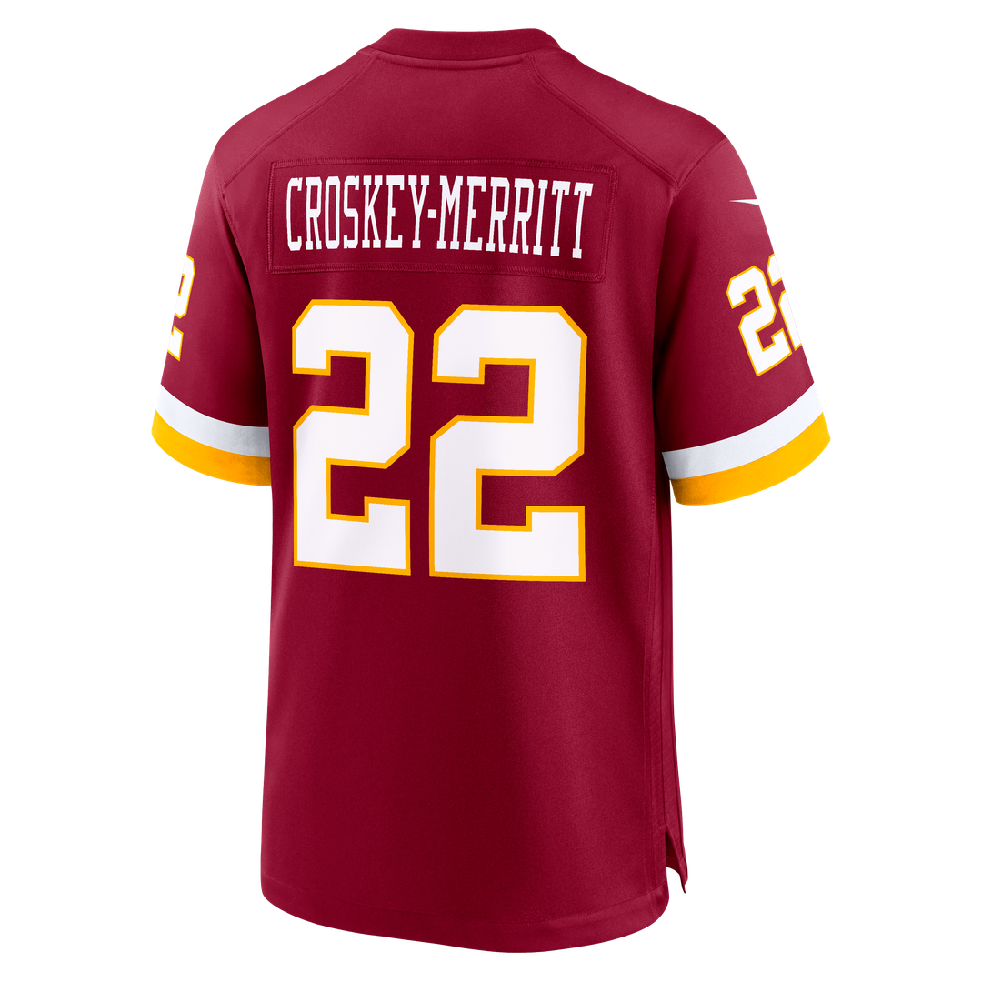 Jacory Croskey-Merritt Washington Commanders Nike Game Jersey - Burgundy