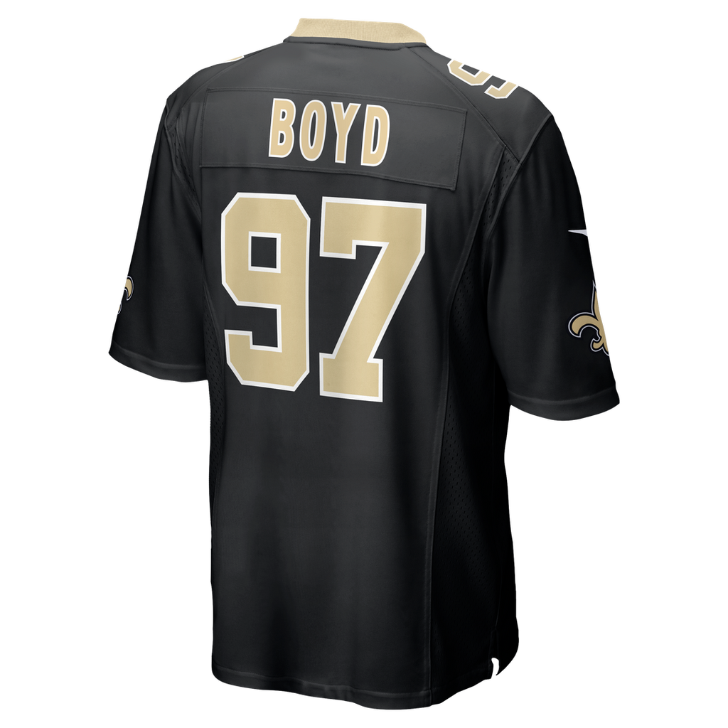 Khristian Boyd New Orleans Saints Nike  Game Jersey -  Black