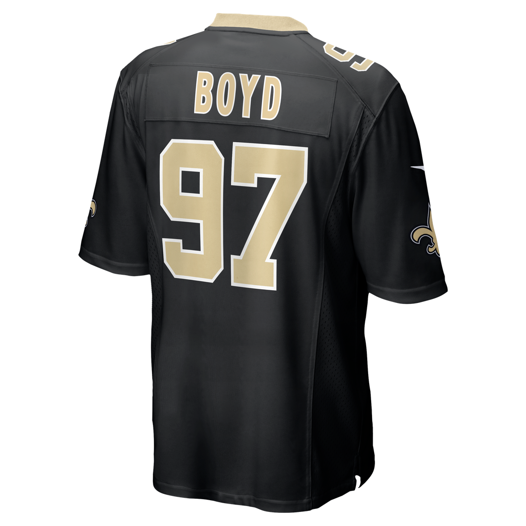 Khristian Boyd New Orleans Saints Nike  Game Jersey -  Black