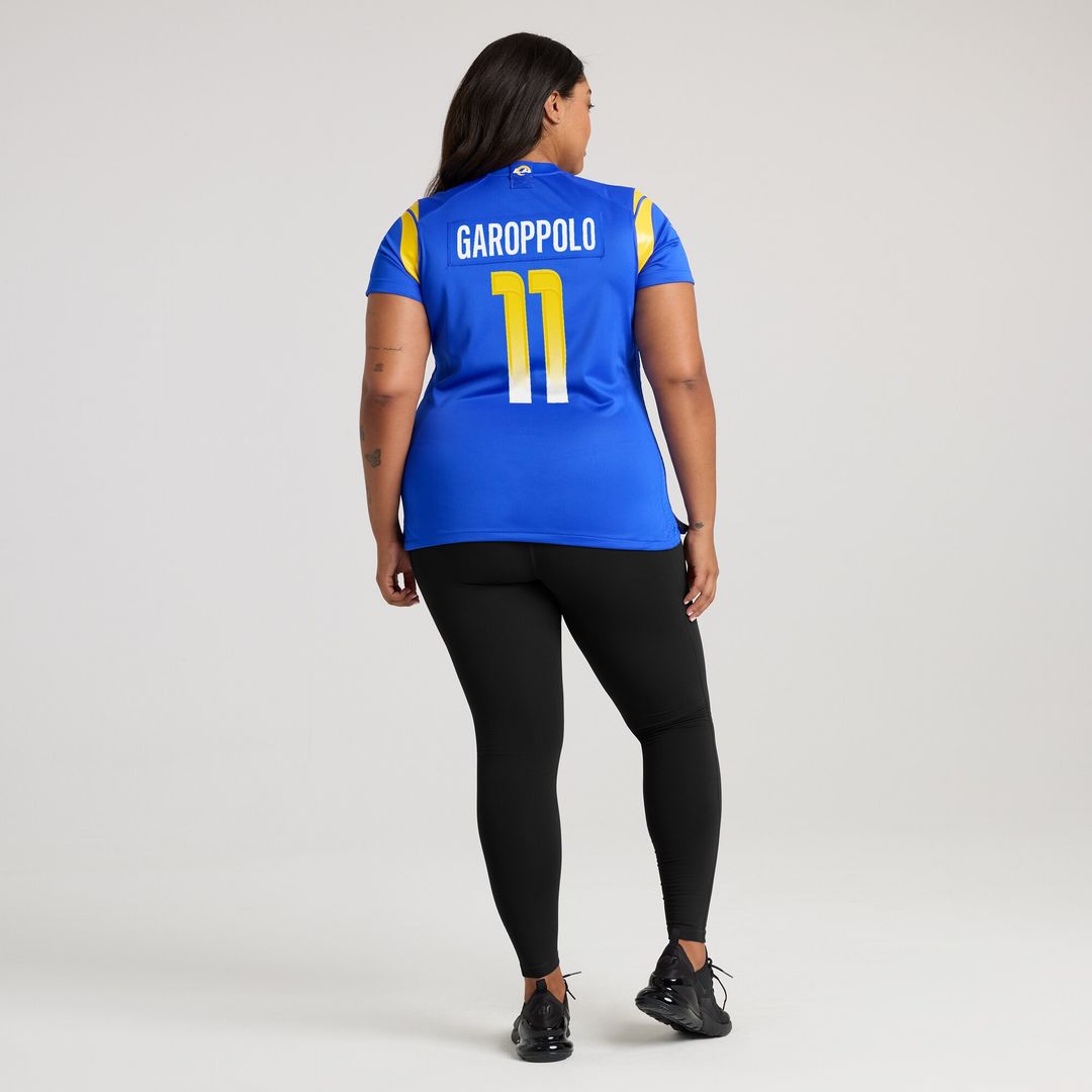 Jimmy Garoppolo Los Angeles Rams Nike Women's Team Game Jersey -  Royal